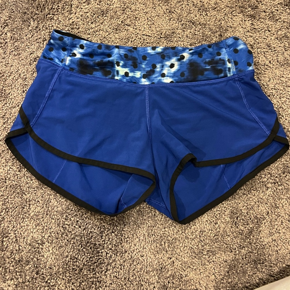 Lululemon low rise lined shorts